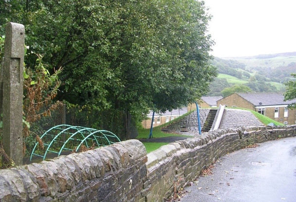 Photo 6"x4" Playground - Rishworth New Road, Rishworth Rishworth c2008