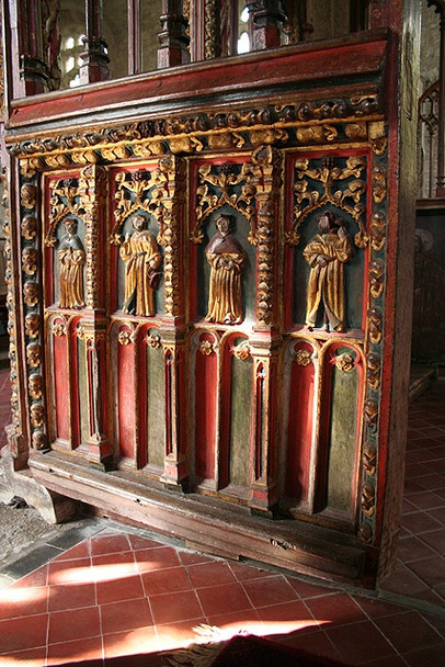 Photo 6"x4" Bridford: interior, St Thomas Becket\u00e2\u0080\u0099s church 2 Bridford c2008