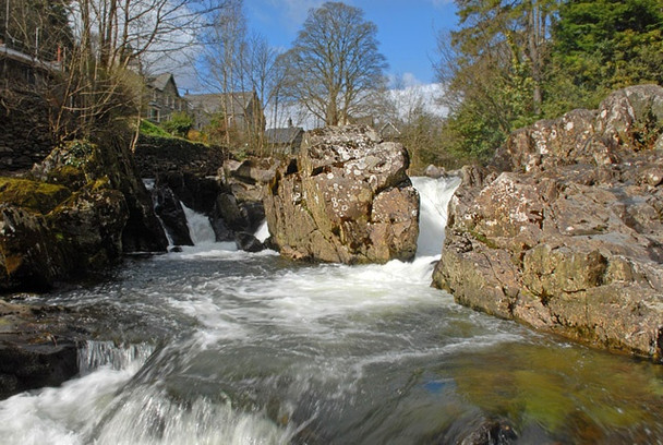 Photo 6"x4" Betws-y-coed waterfall Betws-y-Coed c2006
