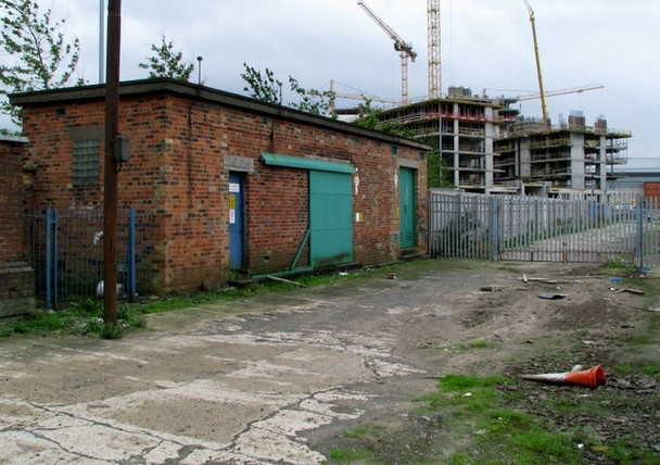 Photo 6"x4" Old building, Belfast docks Belfast c2008
