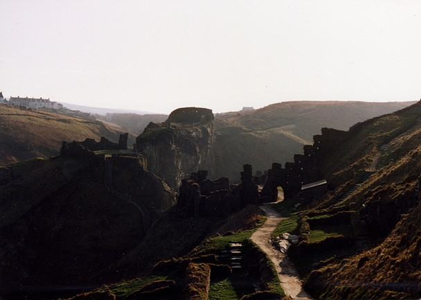 Photo 6"x4" Tintagel castle Tintagel c1991