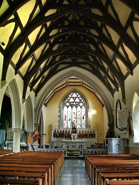 Photo 6"x4" St Mary's & St Michael's Catholic Church, Interior Bonds c2008
