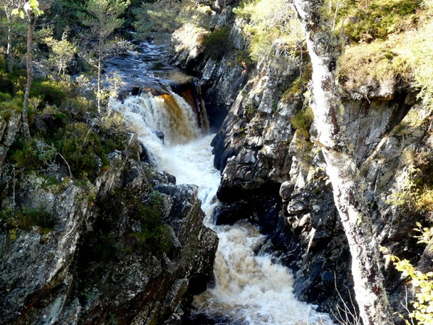 Photo 6"x4" Falls on the River Cannich Cannich c2008