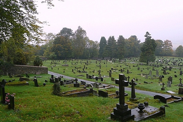 Photo 6"x4" Penywaun cemetery Aberdare\/Aberdar c2008