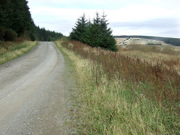 Photo 6"x4" Loops and Links Cycle Route, Bryn Garn Goch Blaenrhondda c2008