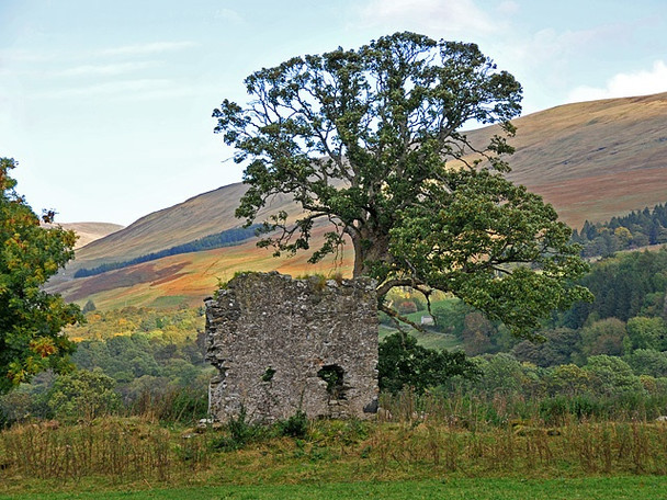 Photo 6"x4" Ruins of Mains Castle Ardeonaig c2008
