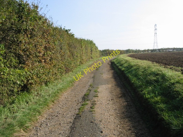 Photo 6"x4" Lane from Brambles Farm Broad Oak\/TR1661 c2008