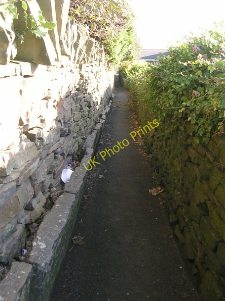 Photo 6"x4" Footpath - Pinnar Lane Elland c2008