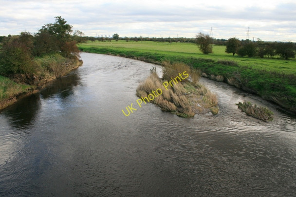 Photo 6"x4" The Derwent from Borrowash Bridge Elvaston c2008