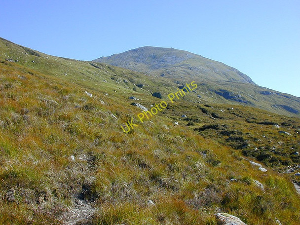 Photo 6"x4" Western slopes of Meall a' Chrasgaidh Allt Breabaig c2002