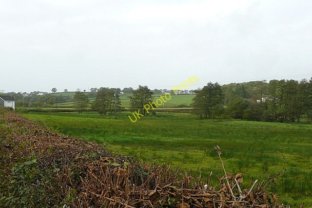 Photo 6"x4" Farmland at Wern-fawr Llangathen c2008