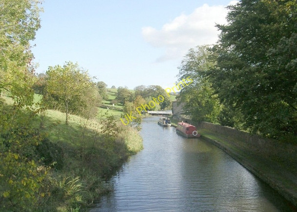 Photo 6"x4" View of Leeds & Liverpool Canal from Canal Bridge 186 - off Newby Road Junction c2008