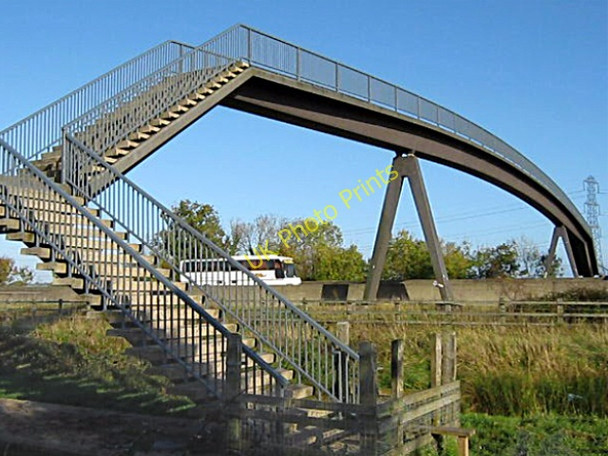 Photo 6"x4" Footbridge over the M5, Bridgwater Bridgwater c2008