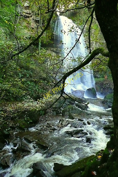 Photo 6"x4" Melin Court waterfall Melincourt c2008