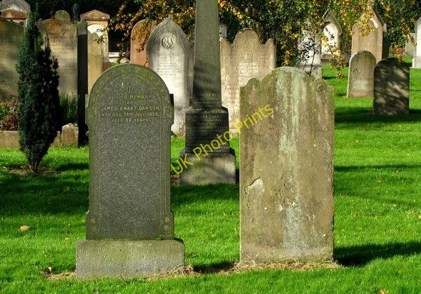 Photo 6"x4" Gravestones, Balmoral Cemetery Dunmurry c2008