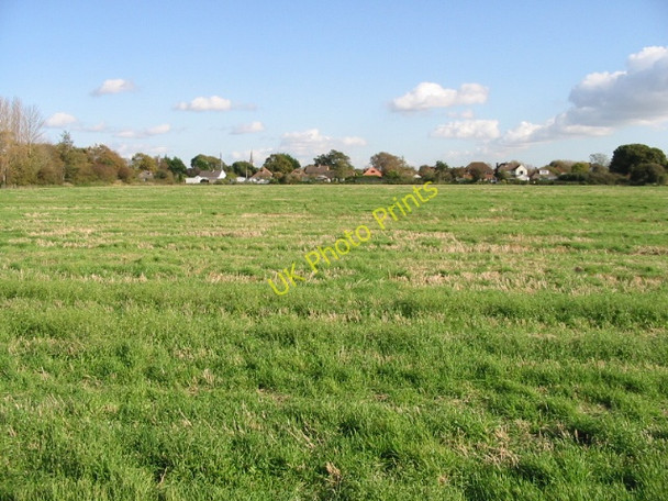 Photo 6"x4" Looking E towards houses on Appledram Lane Chichester c2008
