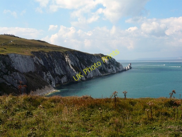 Photo 6"x4" The Needles from Alum Bay Totland c2008