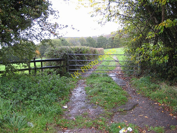 Photo 6"x4" Farm track to Troy Orles and Troypark Wood Monmouth\/Trefynwy c2008