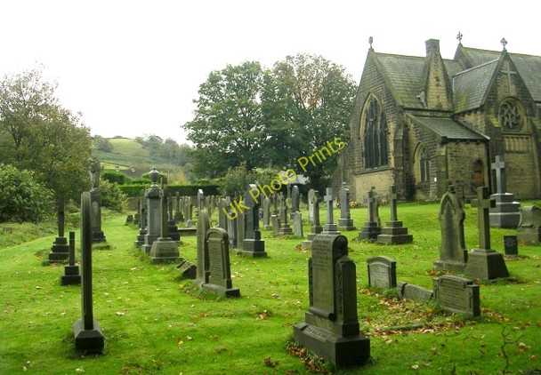 Photo 6"x4" St Thomas' Graveyard - Main Street, Sutton Cross Hills\/SE0044 c2008