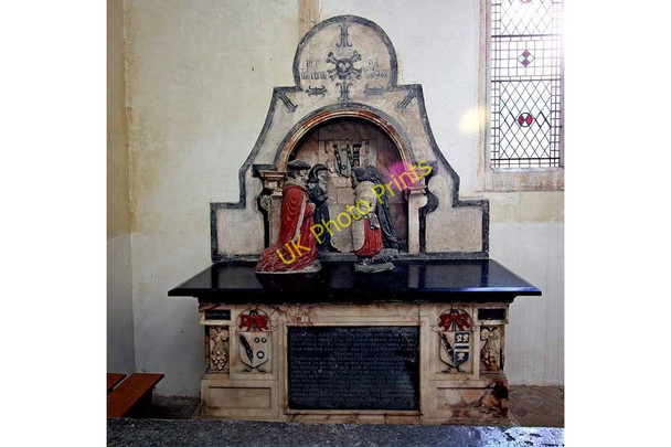 Photo 6"x4" St Mary's Church, Shelton, Norfolk - Tomb chest Fritton\/TM2292 c2008