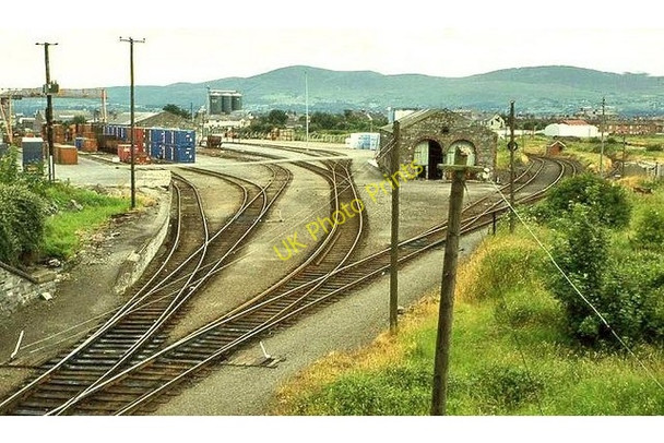 Photo 6"x4" Barrack Street railway yard, Dundalk Dundalk c1982