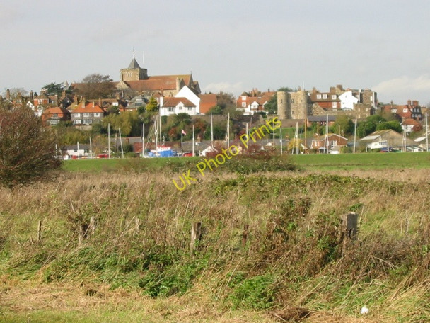 Photo 6"x4" View of Rye from Harbour Road Rye c2008