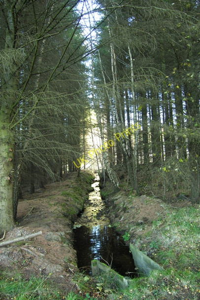 Photo 6"x4" Drainage ditch, High Wood Tornagrain c2008