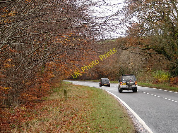 Photo 6"x4" The A44 road Capel Dewi\/SN6282 c2008