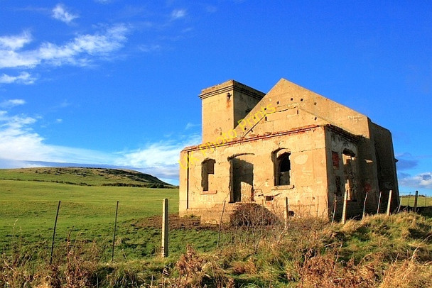 Photo 6"x4" Ruins of Fan House, Huntcliff Ironstone Mine Brotton c2008