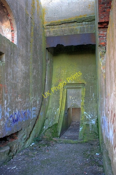 Photo 6"x4" Ruins of Fan House, Huntcliff Ironstone Mine Brotton c2008 P3