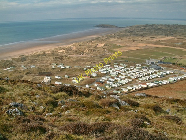 Photo 6"x4" Llangenydd, Hillend Caravan \/ Campsite Hillend\/SS4191 c2006
