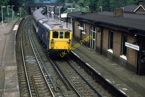 Photo 6"x4" Wandsworth Common Station Clapham\/TQ2975 c1985
