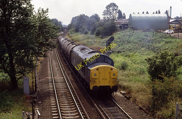 Photo 6"x4" Oil Tanks Through Acton Acton\/TQ2080 c1985