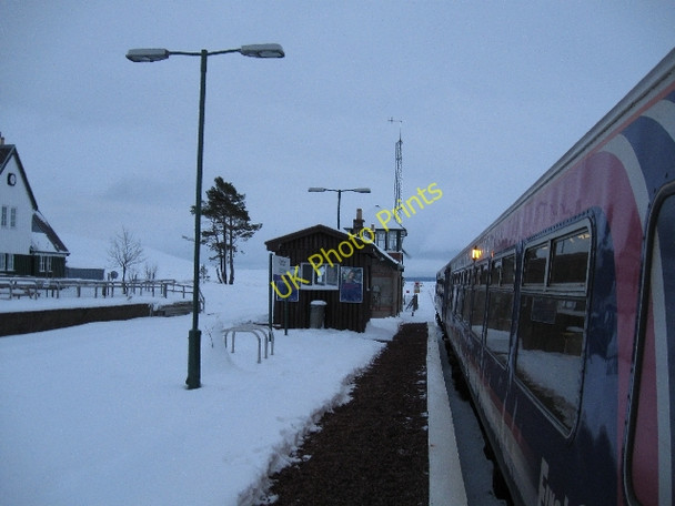 Photo 6"x4" Southbound view, Corrour Station Corrour Station c2008
