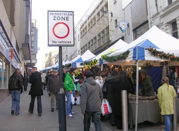 Photo 6"x4" Christmas Market - Darley Street Bradford\/SE1632 c2008