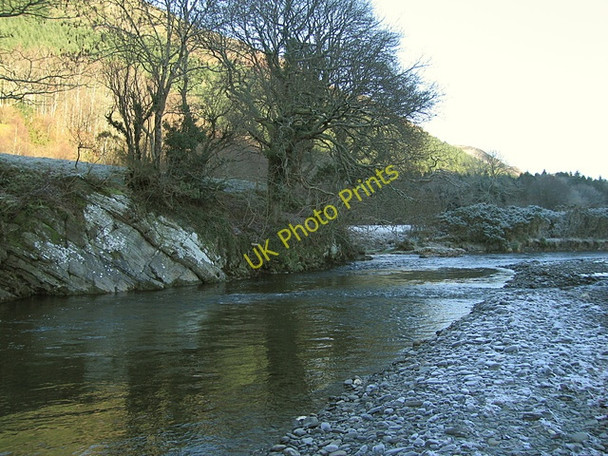Photo 6"x4" Afon Ystwyth meander Llanafan c2008