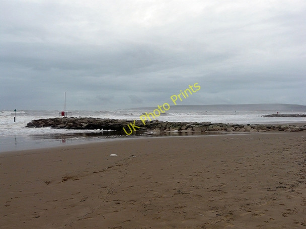 Photo 6"x4" Sandbanks - Stone Groyne Sandbanks c2008