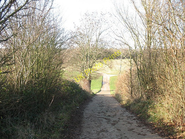 Photo 6"x4" Track across the golf course West Kingsdown c2008