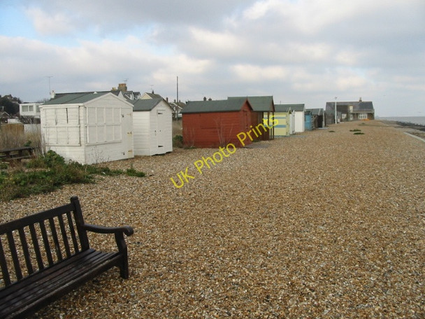 Photo 6"x4" Beach huts on the seafront at Kingsdown Kingsdown\/TR3748 c2008