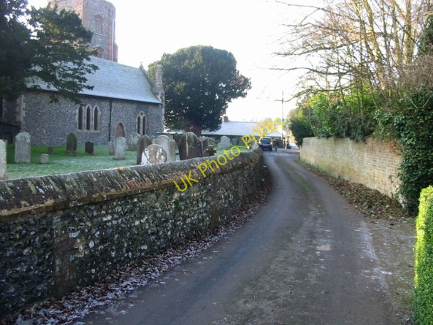 Photo 6"x4" Looking SW along Church Lane, Ringwould Ringwould c2008