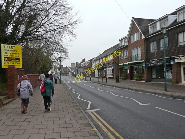 Photo 6"x4" Knowle High Street, looking south. Knowle\/SP1876 c2009