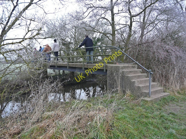 Photo 6"x4" Footbridge on River Blythe near Barston Barston c2009
