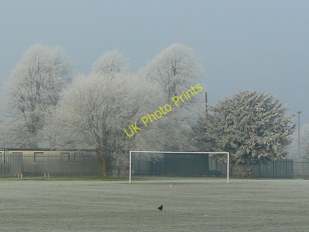 Photo 6"x4" Frosted trees at Five Acres campus 2 Berry Hill\/SO5712 c2009