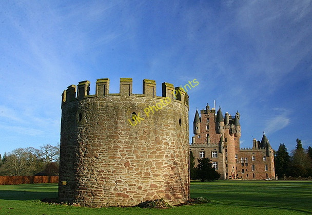 Photo 6"x4" West tower, Glamis Castle Bridgend\/NO3747 c2009
