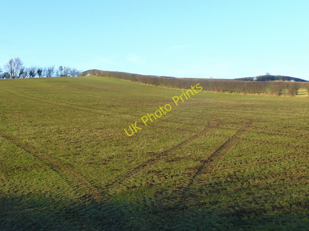 Photo 6"x4" Looking north towards an unnamed hill Brooks\/SO1499 c2009