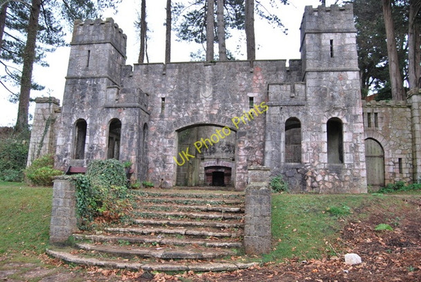 Photo 6"x4" Castle ruin, Shaldon Teignmouth c2009 P1
