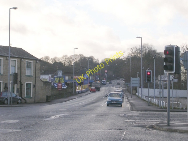 Photo 6"x4" Huddersfield Road - viewed from Bradford Road Batley c2009