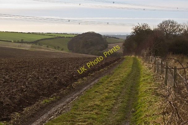 Photo 6"x4" Footpath at Hessleskew Gare Sancton c2009