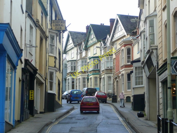 Photo 6"x4" Upper High Street, Bideford Bideford c2009