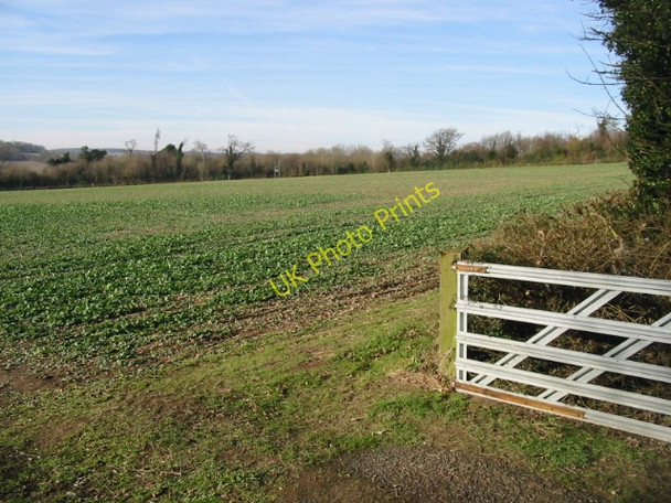 Photo 6"x4" Field entrance from the old Dover Road Barham\/TR2050 c2009